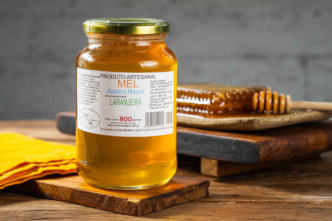 MEL ARTESANAL LARANJEIRA APIARIO NASSIF