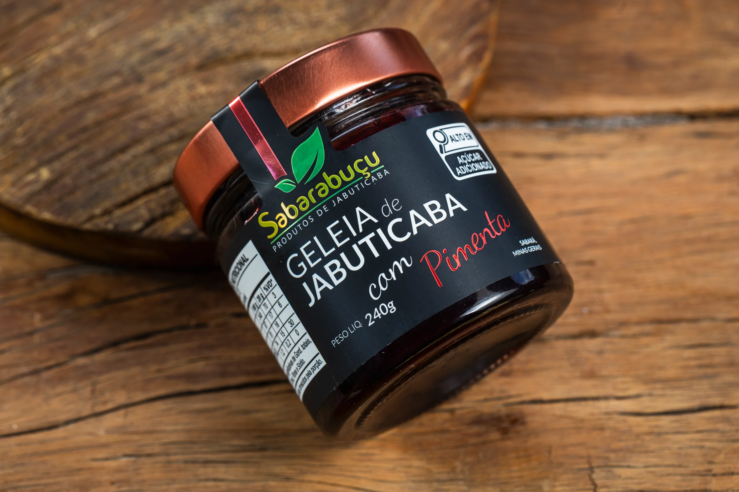 GELEIA DE JABUTICABA COM PIMENTA SABARABUÇU