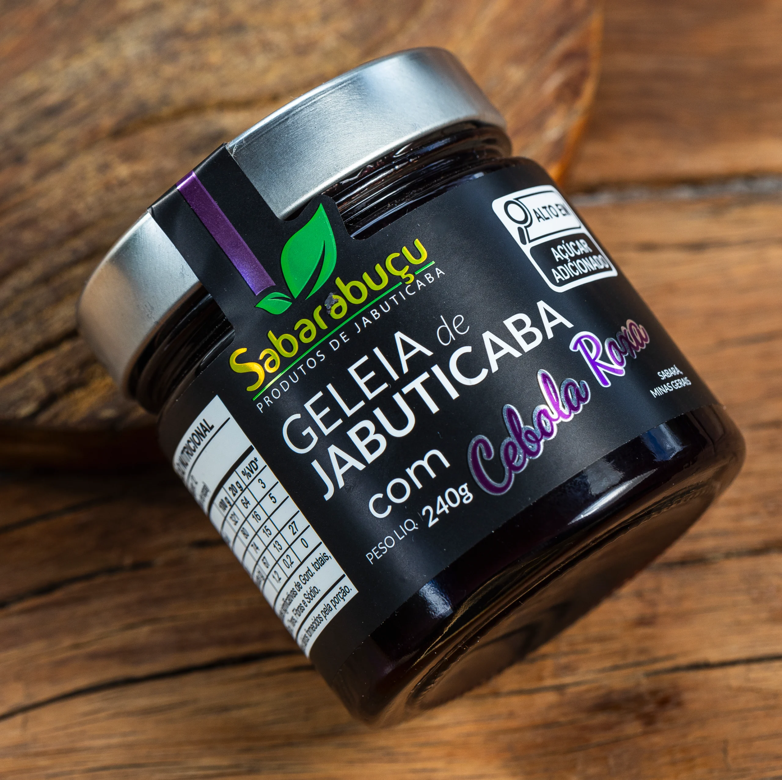 GELEIA DE JABUTICABA COM CEBOLA ROXA SABARABUÇU