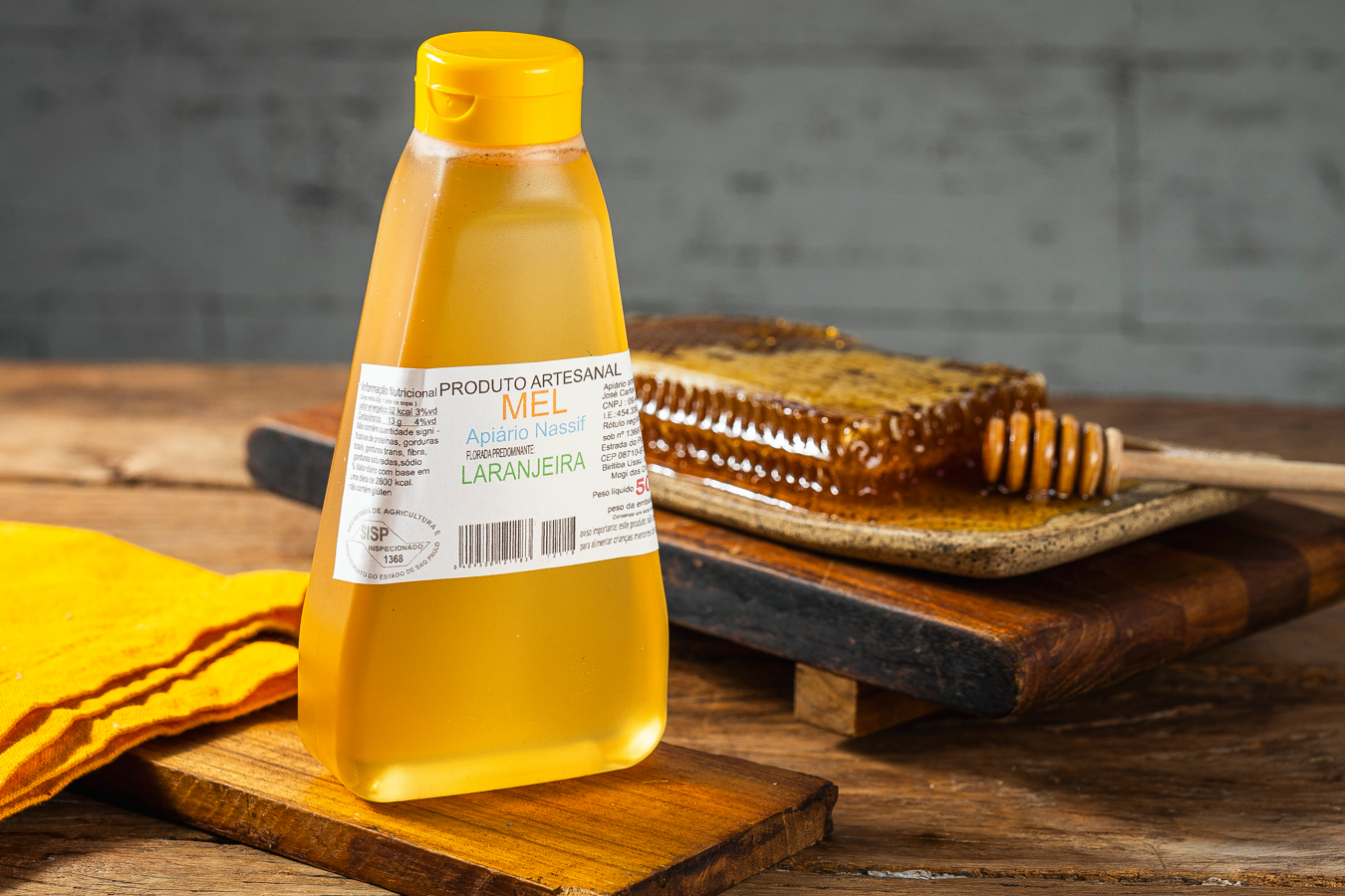 MEL ARTESANAL BISNAGA LARANJEIRA APIARIO NASSIF